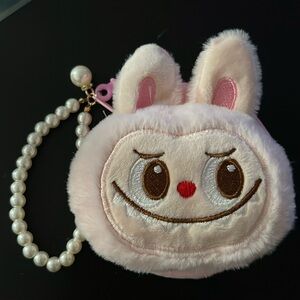Labubu Plush Pouch bag charm NWOT